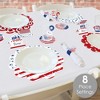 Big Dot of Happiness Stars & Stripes - Patriotic Party Paper Charger and Table Decorations - Chargerific Kit - Place Setting for 8 - 2 of 4