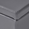 PAGED 50 Inch Fabric Storage Ottoman Bench, Modern End of Bed Bench with Button Tufted Cushion for Living Room, Bedroom, Entryway - 4 of 4