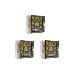 Plantlife Cocoa Mint Bar Soap - Moisturizing and Soothing Soap for Your Skin - Hand Crafted Using Plant-Based Ingredients - Made in California 4oz Bar - 1 of 4