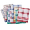 The Lakeside Collection Assorted Color Kitchen Towels - Crosshatch Plaid Patterned Towels - Set of 10 - 3 of 4