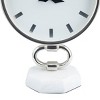 Stainless Steel Clock with Marble Base Silver - Olivia & May - 3 of 4