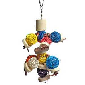 A&E Cage Company Happy Beaks Extra Small Ball Thing Bird Interactive Toy - 1 of 3