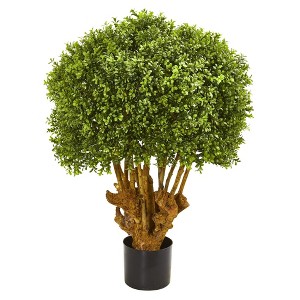 Nearly Natural 3-ft Boxwood Artificial Topiary Tree - 1 of 1