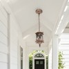 YIYIBYUS  Modern 1-Light Indoor/Outdoor Bronze Waterproof Lantern Pendant Light - 2 of 4