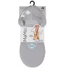 Memoi 4 Pairs Women's Cushioned Fine Edge No-Show Sock Liner - 2 of 2