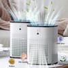Morento HY1800 Small HEPA Air Purifier Black - 2 Pack - 2 of 4