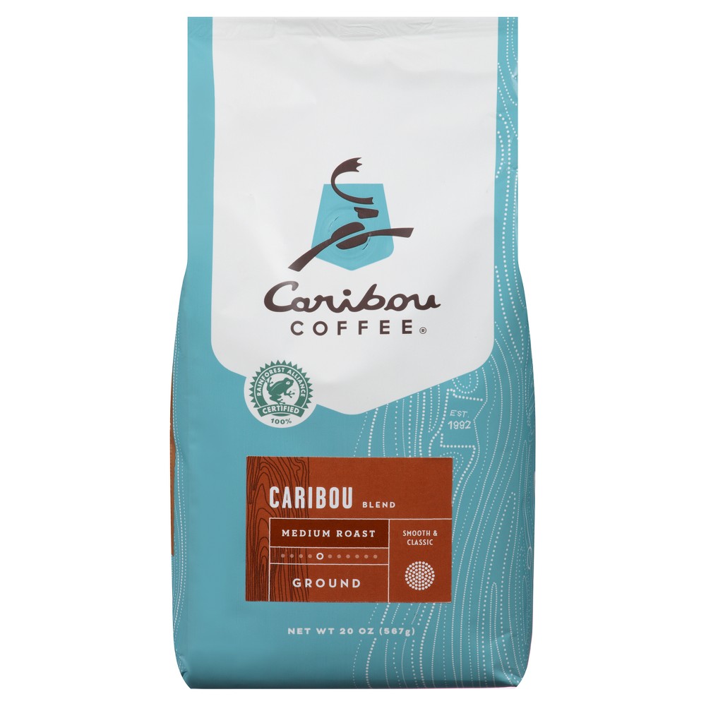 Caribou Coffee Caribou Blend Medium Roast Ground Coffee, 20 oz