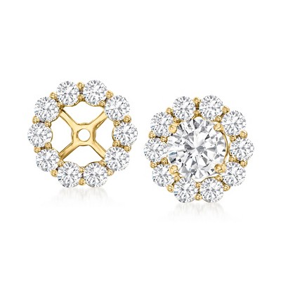 Ross-Simons 1.00 ct. t.w. Diamond Earring Jackets in 14kt Yellow Gold