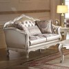 Acme Furniture Chantelle Sofa Rose Gold Synthetic Leather/Pearl White - 2 of 4