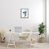 Stupell Industries Modern Blue Hummingbird Flying Floating Frame Canvas Art, Gray, 17" x 21" - 3 of 4