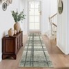 Washable Modern Geometric Rug Non Slip Low Pile Rug Soft Contemporary Throw Floor Cover Foldable Indoor Carpet for Living Room Bedroom Playroom - 2 of 4