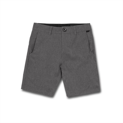 Volcom Boys Cross Shred Static Hybrid Shorts, Charcoal Heather - 25 ...