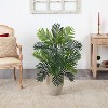 HomeStock  6.5 ft. Artificial Palm Tree in Planter for Indoor/Outdoor - 4 of 4