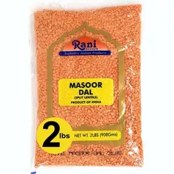 Masoor Dal (Red Split Lentils) - 32oz (2lbs) 908g - Rani Brand Authentic Indian Products