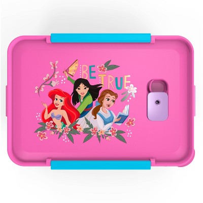 Disney Princess 50oz Plastic 3-Section Food Storage Container - Zak Designs
