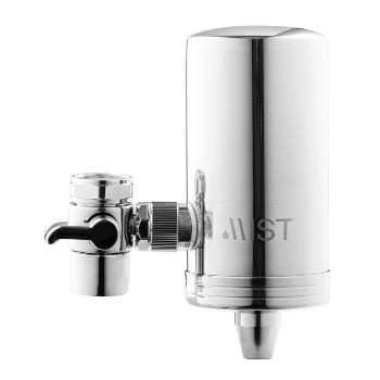Mist Faucet Filtration System in Stainless Steel with Activated Carbon Fiber - 320-Gallon Capacity