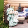The Queens Treasures My First Little House 30 Pc Ingalls Bear Family and Cabin - 3 of 4