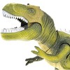 JuzToys Remote Control Dinosaur Toy, Walking T-Rex with Light & Sound Effects, RC Dino Toy for Kids – Green - 3 of 4