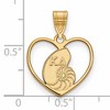 Black Bow Jewelry 14k Yellow Gold Plated Sterling Silver Kappa Delta Greek Life Pendant - 2 of 3