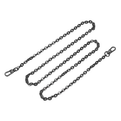 Unique Bargains Cross Body Handbag DIY Accessories Iron Flat Purse Chain Strap