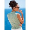 Women's Ribbed Mock Neck Top - LASCANA - 2 of 4