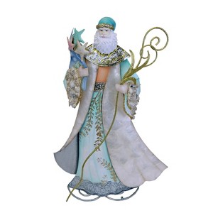 Beachcombers 19" Metal Seaside Santa Standing Figure Coastal Beach House Decor Decoration - 1 of 1