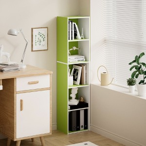 HOMLUX 5-Tier Cube Bookcase Bookshelf Storage Organizer Living Room, Bedroom, Kids Room - 1 of 4