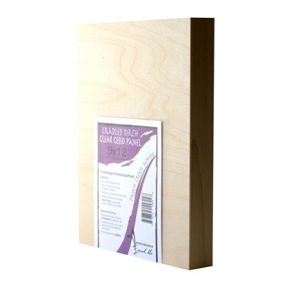 American Easel Clear Gesso Primed Wood Painting Panel