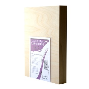 American Easel Clear Gesso Primed Wood Painting Panel - 1 of 1