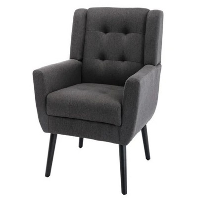 29.5"Modern Soft Linen Material Ergonomics Accent Chair
