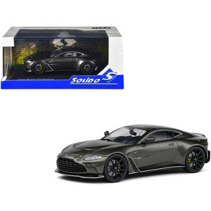 Aston Martin V12 Vantage Cumberland Gray Metallic 1/43 Diecast Model Car by Solido - 1 of 4