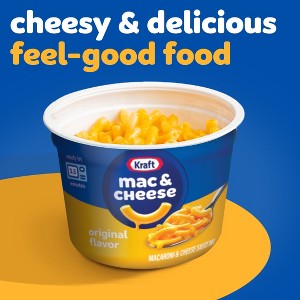Kraft Original Mac N Cheese Macaroni and Cheese Cups Easy Microwavable Dinner, 2 ct Pack, 2.05 oz Cups - 1 of 1