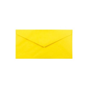 JAM Paper Monarch Colored Envelopes 3.875 x 7.5 Yellow Recycled 34097577 - 1 of 2