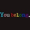 Adult Design By Humans Pride You Belong By Belugastore T-Shirt - 2 of 2