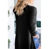 Imily Bela Women's Long-Sleeve Cardigan Sweater, Long Solid Color Knit Casual Jacket with Pockets - 2 of 3