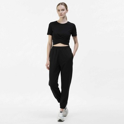 Woman 2-Piece Sleeveless High Rise Pants Set – Solid Viscose Stretch Cherie Code