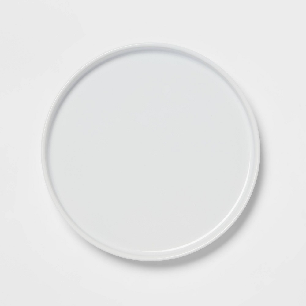 Photos - Plate 8" Stoneware Stella Salad  White - Threshold™