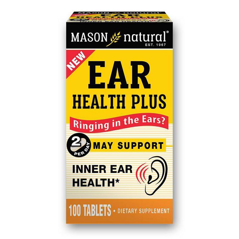 Mason Natural Advanced Ear Health Dietary Supplement - 100ct, 3 of 6
