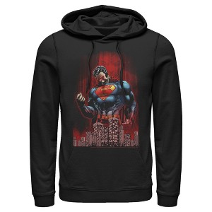 Men's Superman Hero Streaks Pull Over Hoodie - 1 of 3