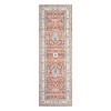 Washable Area Rugs for Living Room Vintage Floral Rug Soft Non Shedding Throw Rugs Stain Resistant Carpet - image 2 of 4