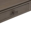 Solid Wood and ABS Transitional Console Table with 2 Drawers, Ball-Bearing Glides and Multipurpose Design - 3 of 4