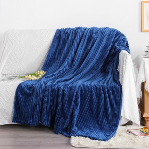 All Seasons Plush Flannel Blanket, Soft and Warm Bed Blanket for Couch Sofa Bed - NTBAY - 1 of 4