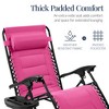 Best Choice Products Oversized Padded Zero Gravity Chair, Folding Outdoor Patio Recliner w/ Side Tray - 4 of 4