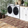 Nasitip Washable Rug-Modern Plaid Area Rug Non Slip Soft Rugs-Low Pile Foldable Floor Cover Accent Carpet - 2 of 4