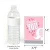 Big Dot of Happiness Pink Elephant - Girl Baby Shower or Birthday Party Thank You Cards (8 count) - 3 of 4