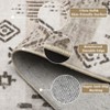 Living Room Rug Washable Modern Neutral Floor Rug with Non-Slip Backing, Large Distressed Geometric Print Accent Rugs, Stain-Resistant Low Pile - 4 of 4