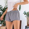 Anna-Kaci Active Women's Yoga Running Shorts Sport Elastic Double Layer with Drawstring - 3 of 4