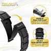 3X Strength Titanium Magnetic Bracelet for Men, Adjustable with Fold-Over Clasp, Sizing Tool & Gift Box, Black - 4 of 4