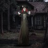 Whisen Battery-Operated Halloween Pumpkin Ghost, Sound-Activated Scary Voice & LED Eyes - 2 of 4