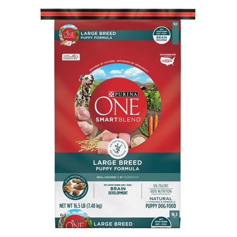 Purina ONE Natural Large Breed Dry Puppy Food, SmartBlend ...